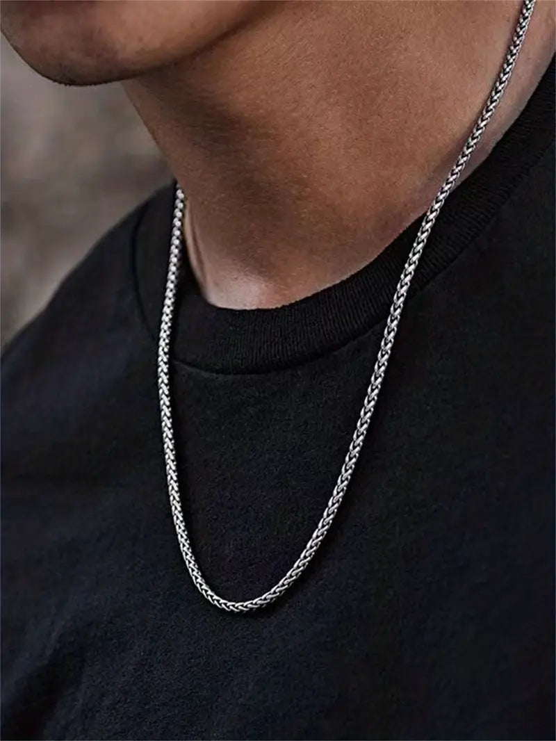 Wheat Chain – Silver Tone