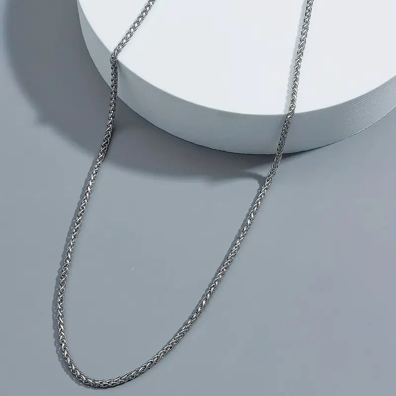 Wheat Chain – Silver Tone